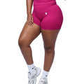The Flex Shorts - Coral Flame
